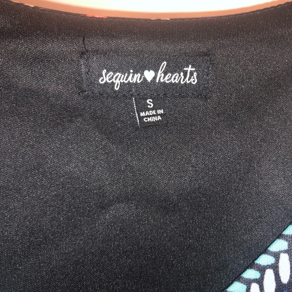 Colorful Sequin Hearts Dress - Picture 3 of 6